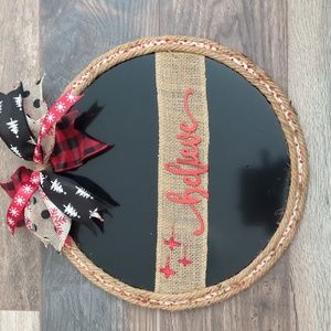 "believe" door hanger